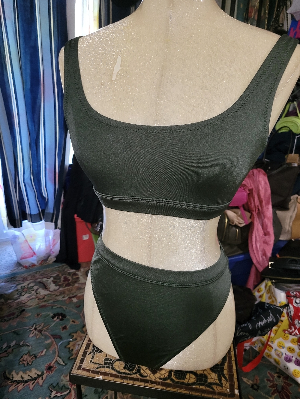 Dixperfect  High Waisted Simi Cheeky Bikini Set